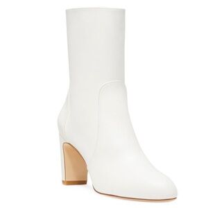 STUART WEITZMAN White Ankle Boots heels size 10